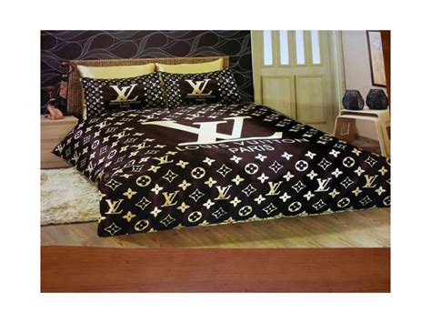 louis vuitton bed set full size|authentic louis vuitton bedding.